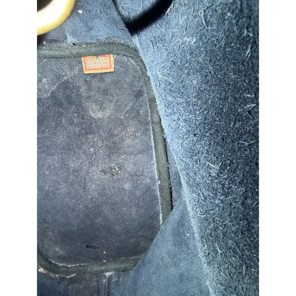 vintage Dooney & Bourke black pebbled leather